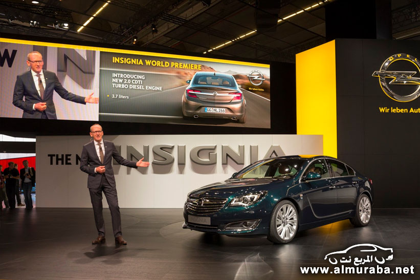 أوبل إنسيجنيا تعلن عن نموذج سيارتها المحدث في معرض فرانكفورت للسيارات Opel Insignia 22